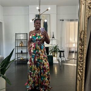 Multi-color Plus Size Summer Dress